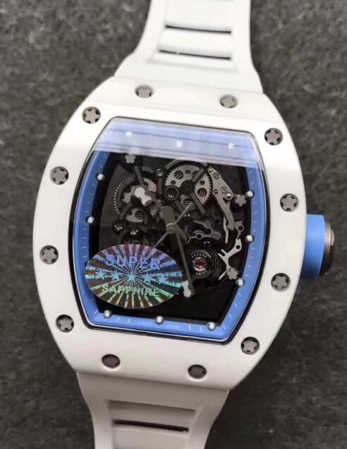 Review Replica Richard Mille Rm055 White Ceramic White Rubber watch reviews